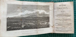 The Picture of London 1816 Longman, Hurst & Rees. Complete, maps, plates etc. - Foto 1 di 7