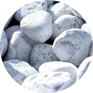 Carrara Decorative Natural Stones for Garden Pure Marble Snow White Large 60-120 - Picture 1 of 6