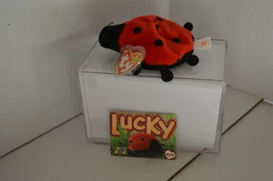 Ty Beanie Baby~#4040~5th Gen~Lucky~Ladybug~Spots~Good Heart Tag~Trading Card~NB - Picture 1 of 3