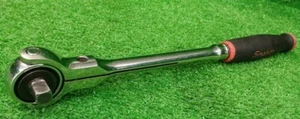 SNAP-ON Tools Red Soft Grip 3/8" Drive Round Swivel Head RATCHET FHNF100 JAPAN - Bild 1 von 10