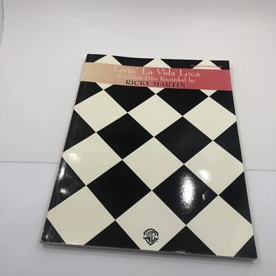 Livin La Vida Loca & Other Hits Ricky Martin Songbook Sheet Music Book Piano Nos - Image 1 of 4