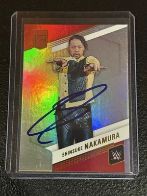 SIGNED 2023 Donruss Elite WWE Wrestling #49 Shinsuke Nakamura - Image 1 of 2