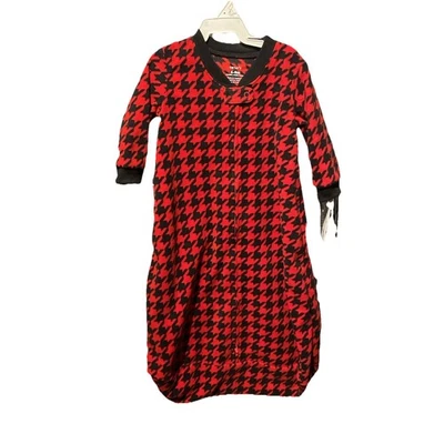 Carter's Easy Cremallera Frontal Saco de Dormir 6-9M Nuevo con Etiquetas Rojo Negro Cuadros Vacaciones Lindo Bebé Foto 1 de 4