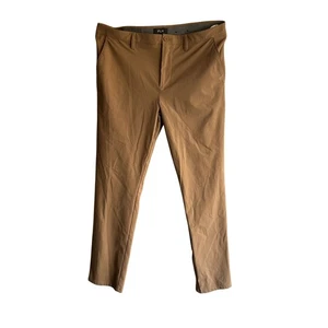 FLX Herren 38 x 32 beige modern bequem Stretch Golf Freizeit Chino Hose Tech Reisen - Bild 1 von 6