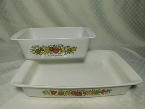 Corning Spice of Life Loaf Pan & Roaster Lasagana Baking Pan, P-322, P-315-B - Picture 1 of 15