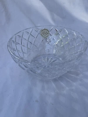 Lenox Full Lead Crystal Bowl 5.5” Cut Glass – Made in Czech Republic - Image 1 of 4