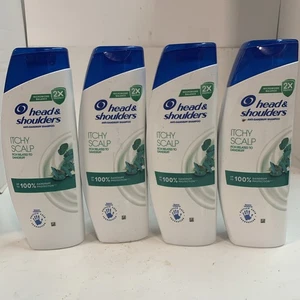 Head & Shoulders Itchy Scalp Anti Dandruff Shampoo Eucalyptus 400 ML Four Lot - Picture 1 of 3