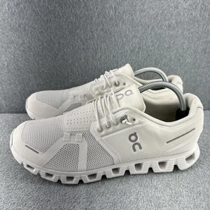 On Cloud 5 Laufschuhe Damengröße 10,5 ungefärbt weiß Mesh Sportschuhe - Bild 1 von 21