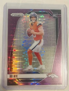 2024 Panini Prizm BO NIX #309 Purple Pulsar Prizm Rookie RC Broncos - Picture 1 of 2