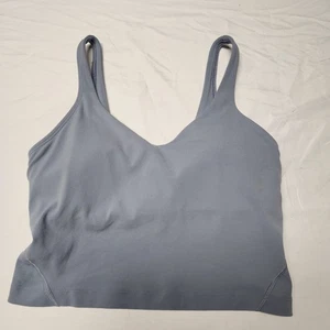 Camiseta sin mangas Lululemon Align para mujer soporte ligero copa A/B azul claro talla 6 atlética - Imagen 1 de 5