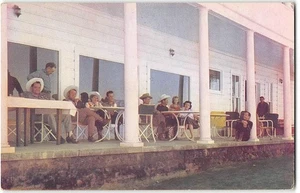 Ashbrooks' DUNCAN SPRINGS DUDE RANCH Hopland CA Cowboys Mendocino 1950er Postkarte - Bild 1 von 2