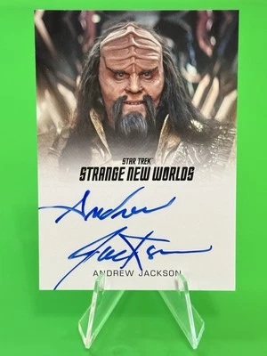 Star Trek Strange New Worlds S2 Andrew Jackson as CAPTAIN D'CHOK Full Bleed Auto - Image 1 of 4