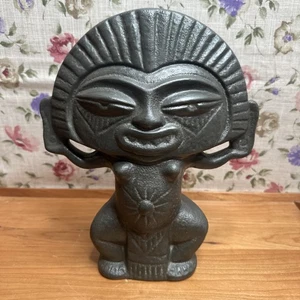 Figura Escultura Tiano Luna Diosa Luna Arcilla Escultura Tiki - Imagen 1 de 8
