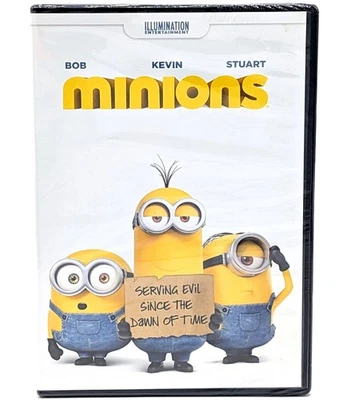 Minions (NEW Sealed) Sandra Bullock Jon Hamm (DVD 2014) - Image 1 of 2