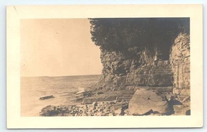 Postkarte RPPC South Hero Vermont Surf Cliff Lake Champlain verschickt 1939 - Bild 1 von 3