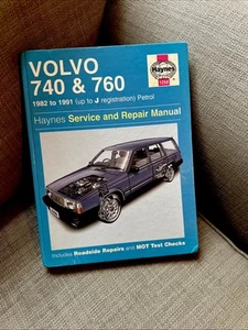 Volvo 740 & 760 1982-1991 Haynes Service & Repair Manual MOT checks Hardback - Picture 1 of 4