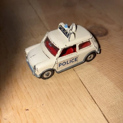 Police Car Mini Cooper Dinky Toys Diecast Vehicle Vintage Car 250 - Image 1 of 4