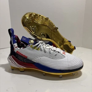 Under Armour Harper 7 USA ST HOVR Baseball Cleats 3025645-100 Men's Sz 10.5 New - Picture 1 of 11