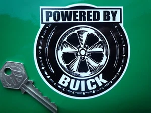 Powered by BUICK vintage sticker Morgan +8 Rover custom - Picture 1 of 1