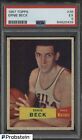 1957 Topps Basketball #36 Ernie Beck Rc Rookie Psa 5 Centered Appears Nicer