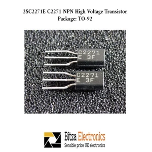 2x 2SC2271E C2271 NPN Transistor 300V 100mA 900mW 50MHz TO-92LM - Picture 1 of 1