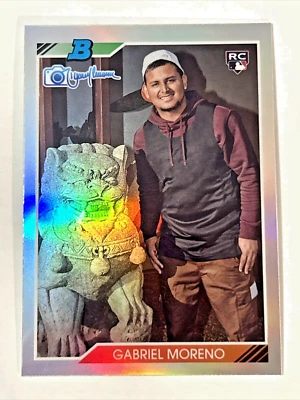 2023 Bowman’s Best Gabriel Moreno Rookie 1992 Bowman By Randy Johnson #92RJ-13 - Image 1 of 2