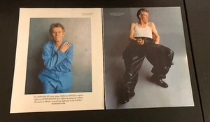 2024 WILLIAM DaFOE - 2 Seiten Magazin Mode Print Anzeige - Bild 1 von 1