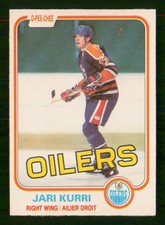 JARI KURRI RC 1981-82 O-PEE-CHEE 1981-82  NO 107  NRMINT+     62742