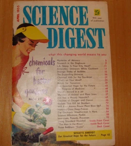 Science Digest Magazine April 1955 Antarctica - Foto 1 di 1