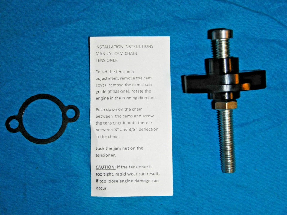 TIMING CAM CHAIN TENSIONER MANUAL ADJUSTER KAWASAKI, YAMAHA, SUZUKI 110 125 250 - Image 1 of 4
