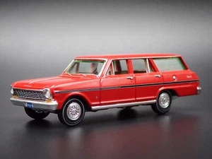 1963 63 Chevy Chevrolet Nova II 400 Kombi Maßstab 1:64 Diecast Modellauto - Bild 1 von 7