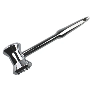 Kitchen’s Favorite Stainless-Steel Meat Tenderize Hammer Spikes & Smooth Mallet - Picture 1 of 5