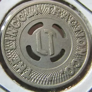 1937 The Lincoln, NE Traction Co. Transit Trolley Token - Nebraska - Picture 1 of 2