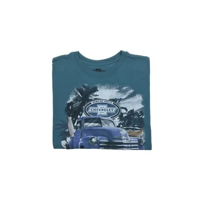 Camiseta Chevrolet - Chevy 3100 Truck Beach L azul manga corta camiseta - grande para hombre Foto 1 de 4