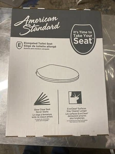 American Standard EverClean Round Slow-Close Toilet Seat in White - New - Picture 1 of 4