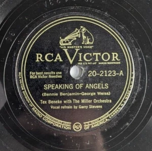 Tex Beneke Miller Orchestra – Speaking Of Angels / It Might Have Been 78 RPM - Picture 1 of 2