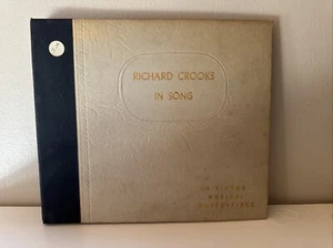 Richard Crooks in Song A Victor Musical Masterpiece 5 Record Set 78 RPM - Picture 1 of 7
