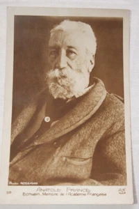 ANATOLE FRANCE PORTRAIT PHOTO ROSEMAN CPA R1925 - Foto 1 di 1