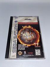NBA Jam Tournament Edition (Sega Saturn, 1995) Complete CIB - Damaged Case READ