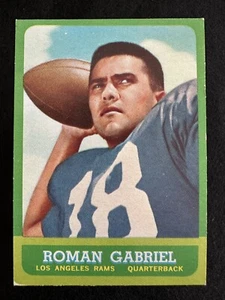 1963 Topps Roman Gabriel (#37) EX Pro Bowler, MVP, Rams Great ^GRUMPYBUCK^ - Bild 1 von 2