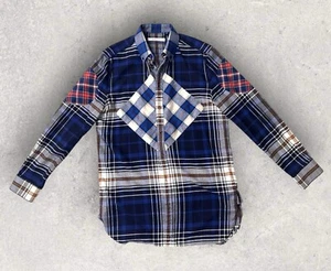 Givenchy Pieced Flannel Plaid Shirt, US Mens M, Retail $1290 - Picture 1 of 9