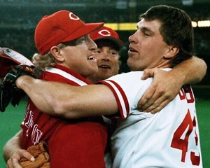 RANDY MYERS-ROB DIBBLE-NORM CHARLTON 8x10 PHOTO #2 Nasty Boys CINCINNATI REDS - Picture 1 of 1