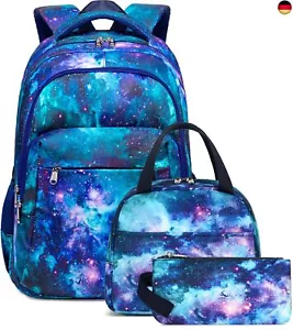LEDAOU Schulrucksack Junge Teenager Kinder Juvenile Mädchen Daypack Mädchen F - Bild 1 von 8