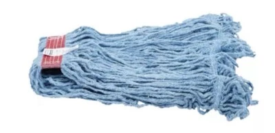 Rubbermaid 大号混纺拖把头带 1 英寸头带,D21306BL00 - 蓝色 — 第 1/2 张图片