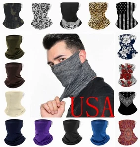 Face Masks Bandana Mouth Covers Scarf Snood Neck Gaiter UV Protection Breathable - Bild 1 von 26
