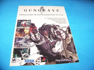 Gun Grave Video Game Ad from Magazine 2002 - Picture 1 of 2