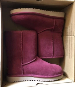 Excelente Estado Talla 5 UGG Koolabora Mujer Granate con Forro Sherpa - Imagen 1 de 10