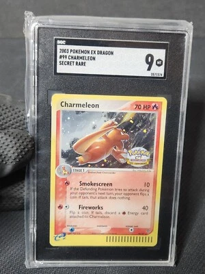 2003 Pokemon Ex Dragon State Championship Charmeleon Holo Secret Promo PSA 9 - Image 1 of 4