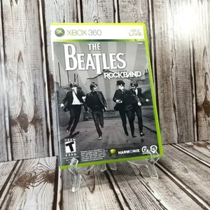 The Beatles Rockband (Microsoft Xbox 360, 2009) Complete CIB w/ Manual SCRATCHED - Picture 1 of 10