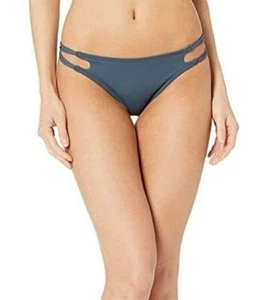 O'neill 187347 Womens Solids Cheeky Bikini Bottom Swimwear Deep Teal Size Small - Picture 1 of 3
